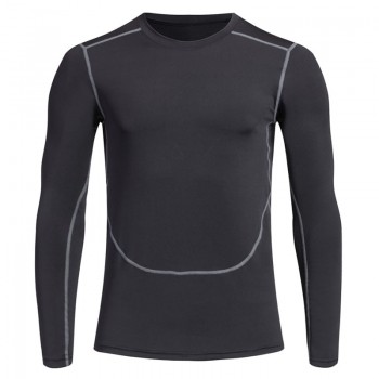 Men Gyms Clothing Fitness compression male tops Bodybuilding Long Sleeved Tshirt rashguard Quick-drying t-shirts UVprotector