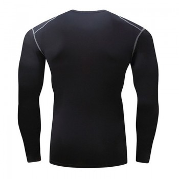 Men Gyms Clothing Fitness compression male tops Bodybuilding Long Sleeved Tshirt rashguard Quick-drying t-shirts UVprotector
