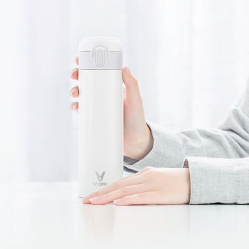 Xiaomi mi Mijia VIOMI 300ml Original Stainless Steel Vacuum 24 Hours Flask Water Smart Bottle Thermos Single Hand ON XJ