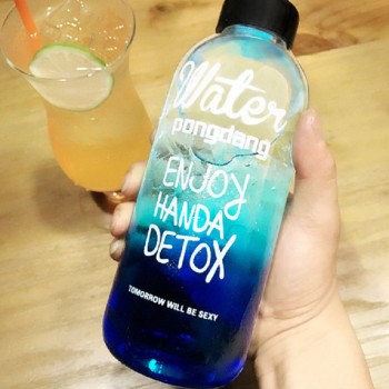1000ml 600ml my lemon water bottle plastic bottles lovely bootle Transparent botle Portable botella de agua sport drink garrafas