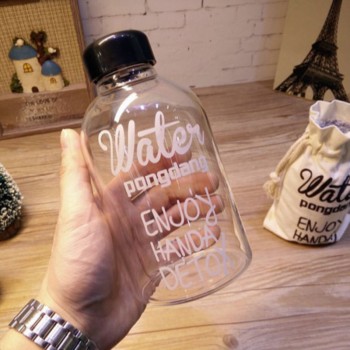1000ml 600ml my lemon water bottle plastic bottles lovely bootle Transparent botle Portable botella de agua sport drink garrafas