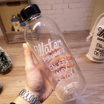 1000ml 600ml my lemon water bottle plastic bottles lovely bootle Transparent botle Portable botella de agua sport drink garrafas
