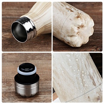 17oz Double Wall Travel 304 Stainless Steel Thermos Thermals Cup Vacuum Flask Bottle Kids School Water Bottle 500ML