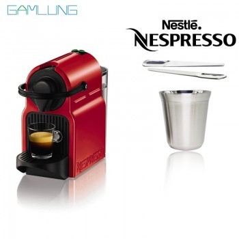 GAMLUNG Pixie Nespresso Espresso Stainless Steel coffee cup coffee cup lungo coffee mug 2 pcs pack with 1 Stirrer 170ml