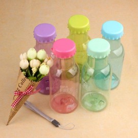 Hot Fashion 1PC Portable Leak proof Bike Sports 350ml Transparent Water Bottle Popular Designed Home Outdoor Drop Shipping