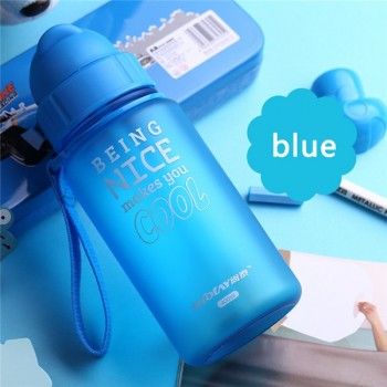 Transhome Water Bottle With Straw 400ml Kids Bottles Plastic Drinking Bottles for Children Sports School Water Bottles BPA Free