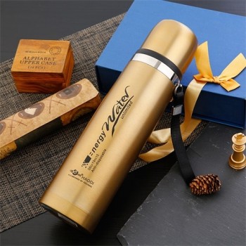 BAISPO Large Capacity Thermos Vacuum Flasks Stainless Steel Thermal Bottle 1000ml Drinkware Outdoor Cup Steel Travel Tumbler