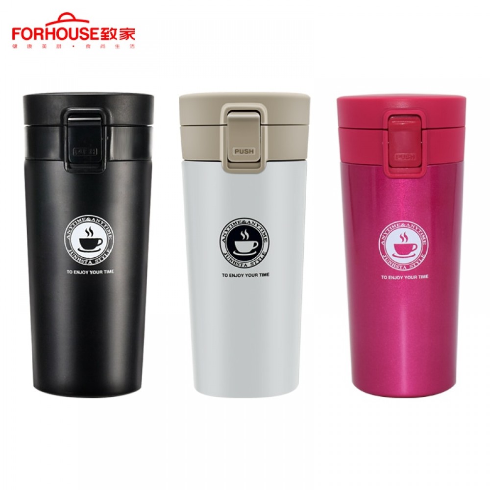 360ML Coffee Cups Thermos Water Bottle Travel Coffee Mug Stainless Steel Tumbler Termos Vacuum Flask Tea Mug Thermocup
