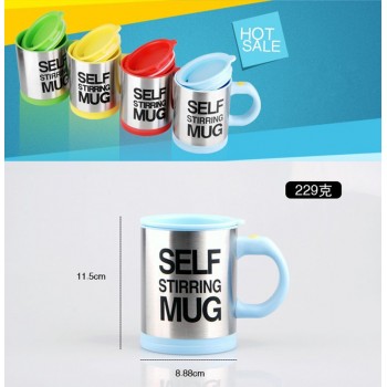 400ml Mugs Automatic Electric Lazy Self Stirring Mug Cup Coffee Milk Mixing Mug Smart Stainless Steel Juice Mix Cup Drinkware
