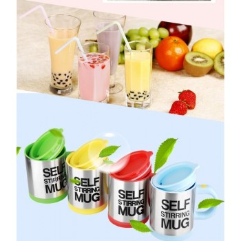 400ml Mugs Automatic Electric Lazy Self Stirring Mug Cup Coffee Milk Mixing Mug Smart Stainless Steel Juice Mix Cup Drinkware
