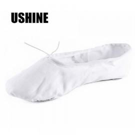 USHINE White Zapatos De Punta De Ballet Ballet Shoes Dance For Girls Ballet Shoes Dance Kids Women BD Ballet Shoes
