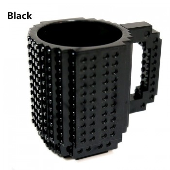 350ml Creative Milk Mug Coffee Cup Creative Build-on Brick Mug Cups Drinking Water Holder for LEGO Building Blocks Design