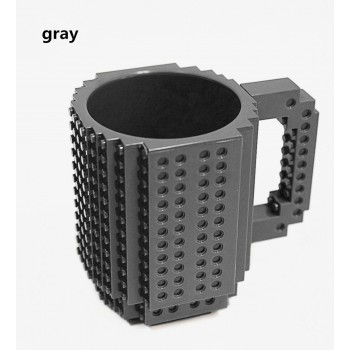 350ml Creative Milk Mug Coffee Cup Creative Build-on Brick Mug Cups Drinking Water Holder for LEGO Building Blocks Design
