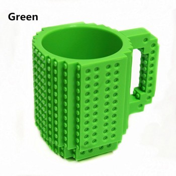 350ml Creative Milk Mug Coffee Cup Creative Build-on Brick Mug Cups Drinking Water Holder for LEGO Building Blocks Design
