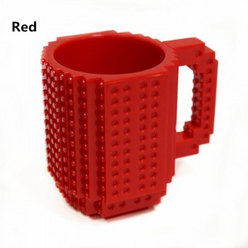 350ml Creative Milk Mug Coffee Cup Creative Build-on Brick Mug Cups Drinking Water Holder for LEGO Building Blocks Design