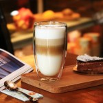 450ml Heat-resistant Double Wall Glass Cup Beer Coffee Cups Handmade Healthy Drink Mug Tea Mugs Transparent Drinkware
