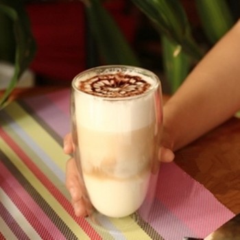 450ml Heat-resistant Double Wall Glass Cup Beer Coffee Cups Handmade Healthy Drink Mug Tea Mugs Transparent Drinkware