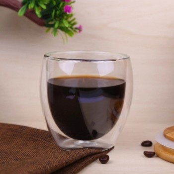450ml Heat-resistant Double Wall Glass Cup Beer Coffee Cups Handmade Healthy Drink Mug Tea Mugs Transparent Drinkware