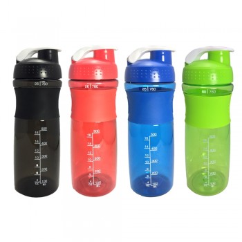 Sports Shaker Bottle With Mix Ball Milk Protein Powder Mixer Water Bottle Fitness Gym Outdoor Bicycle BPA-Free