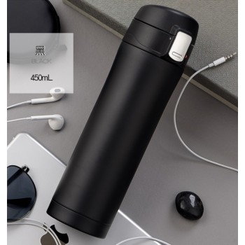 350ML/450ML Stainless Steel Double Wall Insulated Thermos Cup Vacuum Flask Coffee Mug Travel Drink Bottle Home Office Thermocup