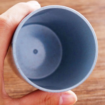 Plain Green Plastic Couple Lover Mouthwash Cup Rinsing Couple Rinse Cup Creative Thick round Water Cup