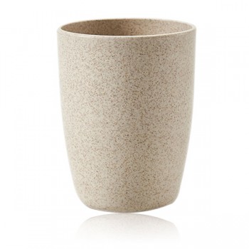 Plain Green Plastic Couple Lover Mouthwash Cup Rinsing Couple Rinse Cup Creative Thick round Water Cup