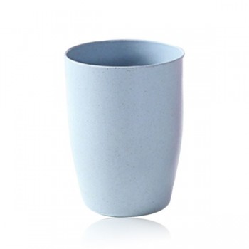 Plain Green Plastic Couple Lover Mouthwash Cup Rinsing Couple Rinse Cup Creative Thick round Water Cup
