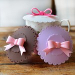 New Sale 10.5cm Cute Anti-dust Silicone Cup Cover Silicone Lovely Bowknot Cup Cover Coffee Suction Seal Lid Cap 6 Colors