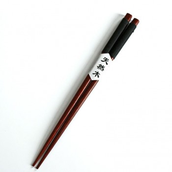 2 Pairs Handmade Japanese Natural Chestnut Wood Chopsticks Set Value Gift