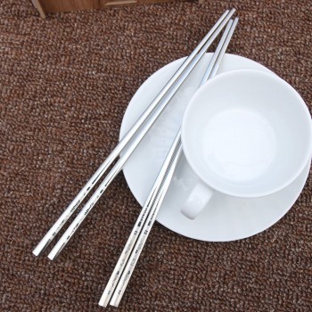 Stainless Steel Anti Skid Chopsticks Chinese Dragon Sushi Metal Long Chinese Healthy Food Chopsticks Tableware Chinese Gifts