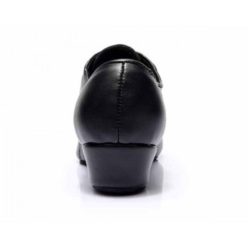 2017 Modern Children boys Mens Ballroom Latin Tango Dance Shoes man Salsa heeled black dancing shoes Big Size 25-45 Top WD038