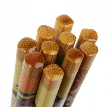 WCIC Natural Bamboo Chinese Chopsticks Reusable Tableware Dinning Eating Japanese Chopstick for Gift Sushi Food Sticks