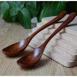 Lot Wooden Spoon Bamboo Kitchen Cooking Utensil Tool Soup Teaspoon Catering long handle Wood Spoons For children