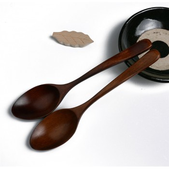 Lot Wooden Spoon Bamboo Kitchen Cooking Utensil Tool Soup Teaspoon Catering long handle Wood Spoons For children