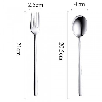 Stainless Steel Rainbow Color Long Handle Spoons amp; Forks Soup Scoop Ice Cream Tea Coffee Spoon Home Tableware Dinnerware Cutlery