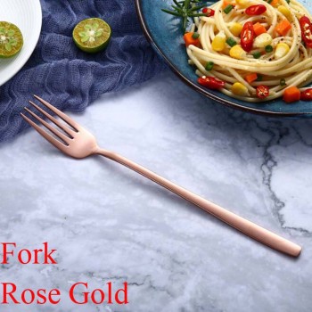 Stainless Steel Rainbow Color Long Handle Spoons amp; Forks Soup Scoop Ice Cream Tea Coffee Spoon Home Tableware Dinnerware Cutlery