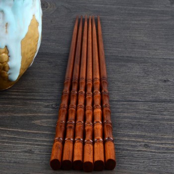 2 Pairs Creative Natural Handmade Wood Chopstick Gift Tableware Chopsticks Eco-Friendly chopsticks wood Chinese Chopsticks 8.1