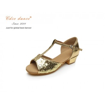 Cdso dance  Children white/black/beige/bronze/ latin/modern/Kids Sneakers dance shoes Girls Shoes Ballroom Salsa Shoes