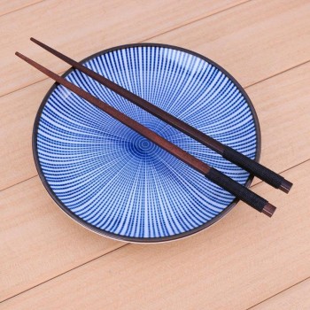 Natural Wood Chopsticks 23.5cm Handmade Japanese Style Sushi Tableware Reusable Eco-Friendly Retro Kitchen Chop Sticks Food Tool