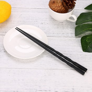 1Pair Japanese chopsticks Alloy Non-Slip Sushi Food sticks Chop Sticks Chinese Gift palillos japoneses reusable chopsticks 18Oct