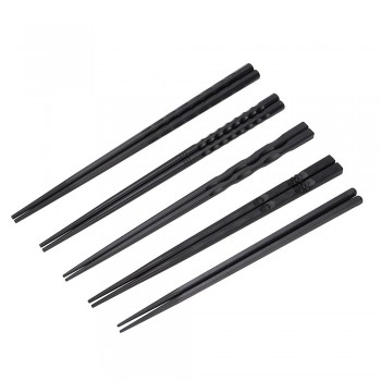 1Pair Japanese chopsticks Alloy Non-Slip Sushi Food sticks Chop Sticks Chinese Gift palillos japoneses reusable chopsticks 18Oct
