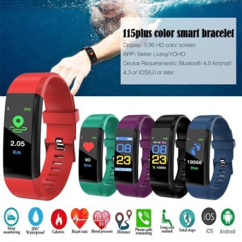 Waterproof Smart Watch Bluetooth Heart Rate Blood Pressure Fitness Tracker for Android IOS Birthday Gift Decor New