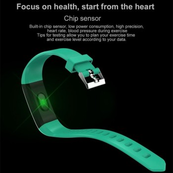 Waterproof Smart Watch Bluetooth Heart Rate Blood Pressure Fitness Tracker for Android IOS Birthday Gift Decor New