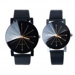 Couple Watches Fashion 2pcs/set Lovers Watches Casual And Quartz Dial Clock Leather Wrist Watch Stainless Steel Dropshipping