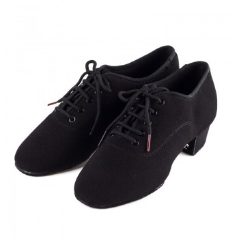 Genuine BD Men shoes Latin Dance Shoes Adult two point Soles Teacher Shoes Soft base Dance shoes male 417 Oxford Cloth Heel 4.5