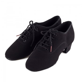Genuine BD Men shoes Latin Dance Shoes Adult two point Soles Teacher Shoes Soft base Dance shoes male 417 Oxford Cloth Heel 4.5