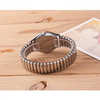 Men Women Fashion Wristwatches Couple Flexible Stretch Band Quartz Watches Man and Ladies Dress Clock Simple Casual Watches