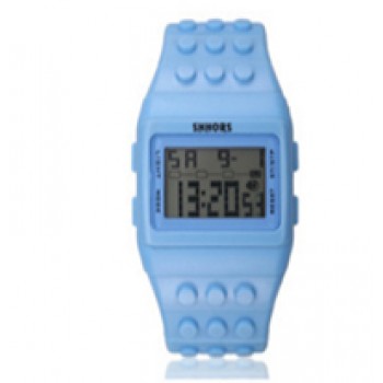 2018 Shhors watch Rainbow Classic Unisex fashion watches Coloful stripe Cheap Digital LED Light Drop shipping