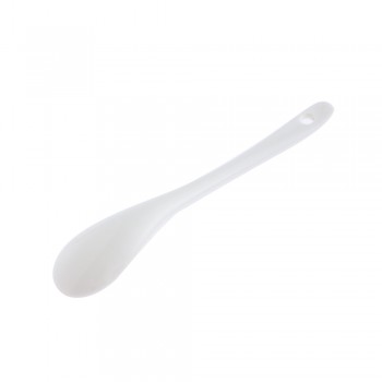 1Pcs L/S Porcelain Spoons Mini Kitchen Ceramic Tea Coffee Sugar Dessert Spoon Ice Cream Spoon Kitchen Accessories