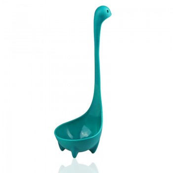 Cute Dinosaur Soup Spoons Cartoon Loch Ness Monster Long Handled Tableware Dinnerware Creative Modeling Ladle Cooking Tools